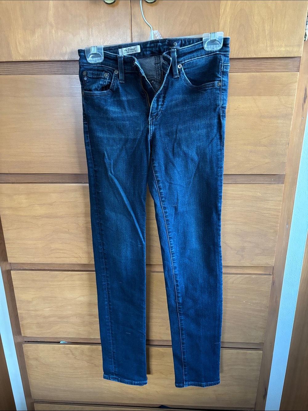 AG Adriano Goldschmied Women’s Skinny Jeans in Dark Blue